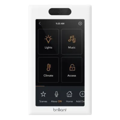 Control de iluminación touch desde su pantalla en pared