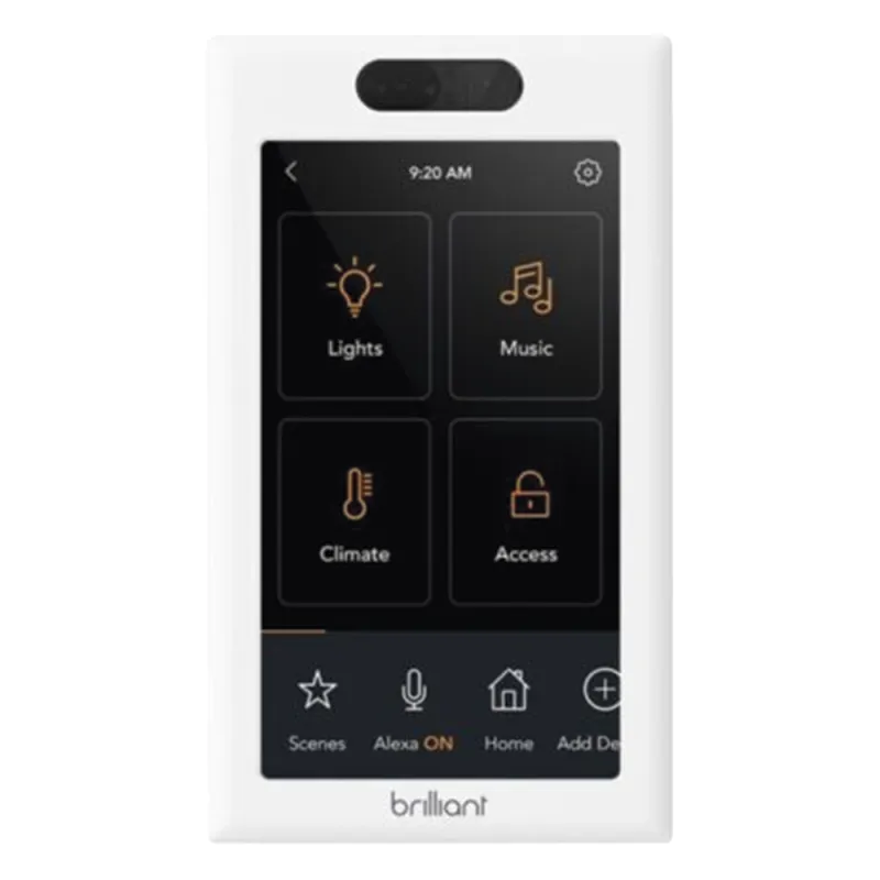 Control de iluminación touch desde su pantalla en pared