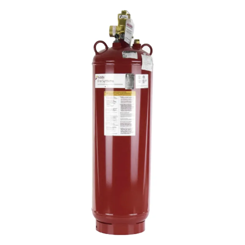 Cilindro con válvula de 350 lb de capacidad para sistema de extinción de agente limpio, con indicador de nivel de líquido, compatible con Kidde ECS-500 y ECS-500 Marine