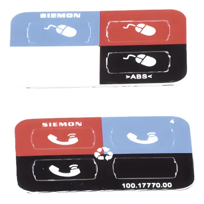 Icono Ultramax para Identificación de Jacks, Color Negro, Bolsa con 100 Piezas