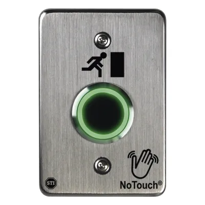 Interruptor IR NoTouch® de Acero Inoxidable, De un solo grupo, Símbolo de puerta