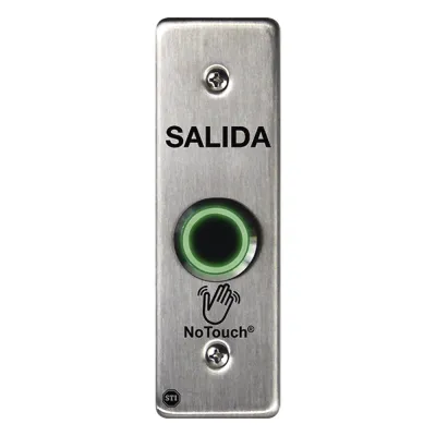 Interruptor IR NoTouch® de Acero Inoxidable, Montaje Delgado, Caja Posterior, SALIDA