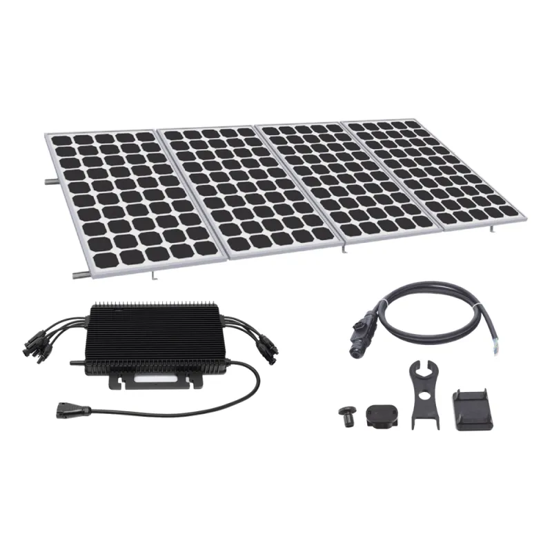 Kit Solar para Interconexión de 2.2KW de Potencia Pico 220Vcc con Microinversor y 4 Módulos de 550 W (Incluye Montaje )