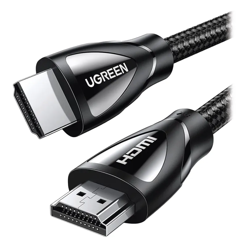 Cable HDMI 2.1 de Nylon Trenzado / 3 Metros / 8K@60Hz/4K@120Hz / eARC (Canal de Retorno de Audio / HDR10+ / VVR / HEC (Canal Ethernet HDMI) / ALLM / 3D / Dolby Atmos / Dolby Visión / 48 Gbps / Mayor Duración.