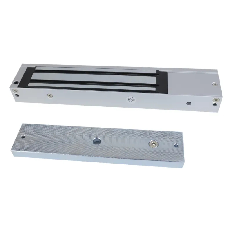 Chapa Magnética de 600 Lbs (272 Kg) / Montaje en Puerta Normal / Certificado CE / Uso en Interior / Magnetismo Anti-residual