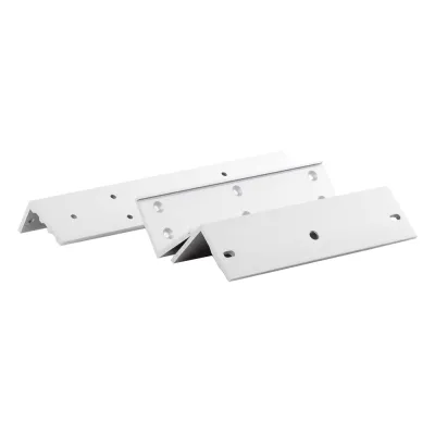 Kit de montajes Z y L para Cerradura Magnética HIKVISION / Compatible con DS-K4H255S / Uso en Puerta de Madera y Metal