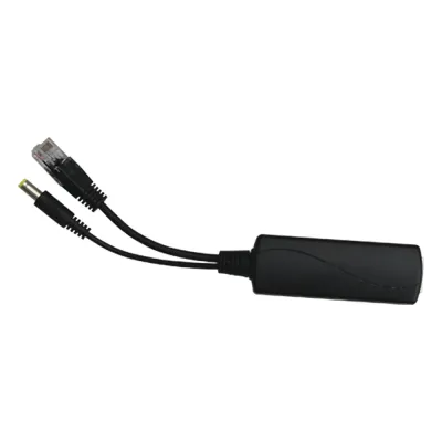Splitter PoE WI-TEK / Entrada 802.3af/at hasta 30W / Salida 12 Vcc 2A (24W) / Para cámaras IP sin PoE