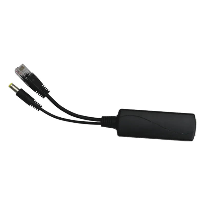 Splitter PoE WI-TEK / Entrada 802.3af/at hasta 30W / Salida 12 Vcc 2A (24W) / Para cámaras IP sin PoE