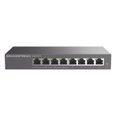 Switch PoE+ Gigabit No Administrable / 8 puertos 10/100/1000 Mbps / 4 puertos PoE+ / hasta 60W