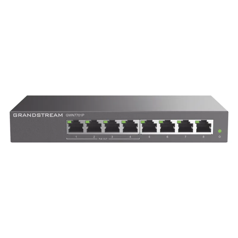 Switch PoE+ Gigabit No Administrable / 8 puertos 10/100/1000 Mbps / 4 puertos PoE+ / hasta 60W