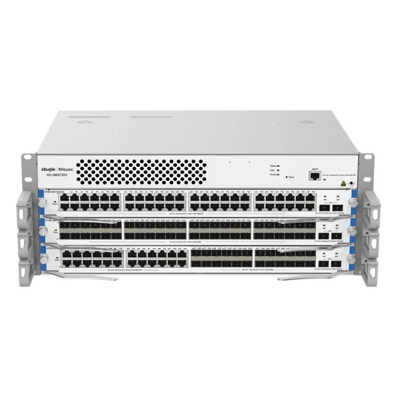 Chasis Switch Core Capa 3, hasta 3 slots para tarjetas modulares M7000 series