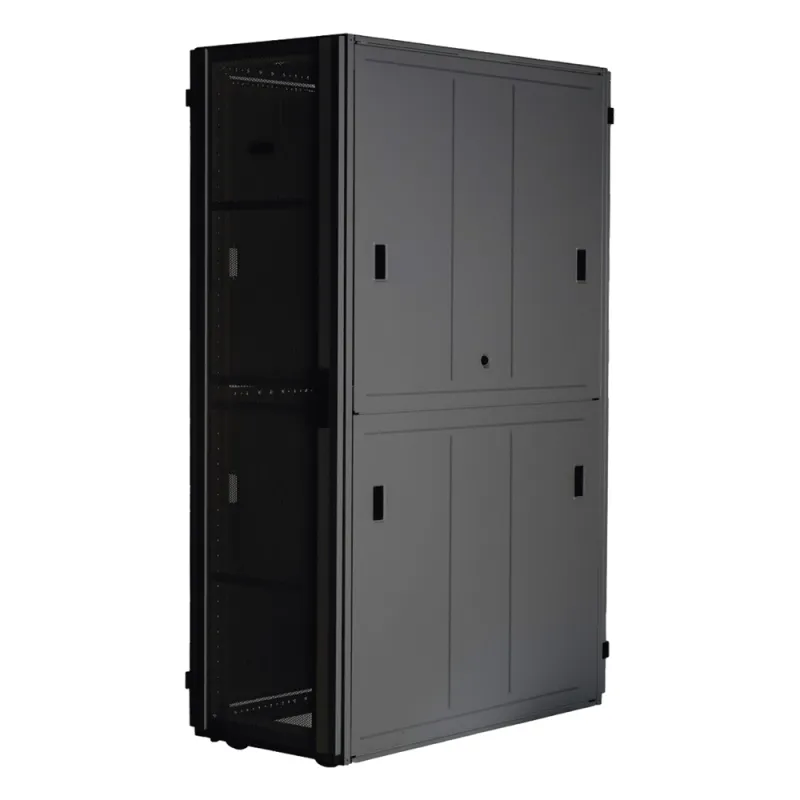 Gabinete FlexFusion™ XGL (Light) para Centros de Datos, 42 UR, 600 mm de Ancho, 1070 mm de Profundidad, Fabricado en Acero, Color Negro