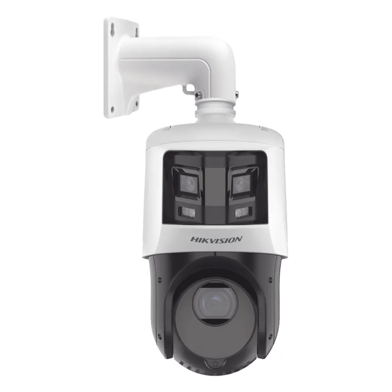 [TandemVu] PTZ IP 4 Megapixel con Cámara Panoramica 6 Megapixel / 25X Zoom / 100 mts IR / IP66 / WDR / PoE+ / Entrada-Salida de Audio y Alarma / Ultra Baja Iluminación / Micro SD