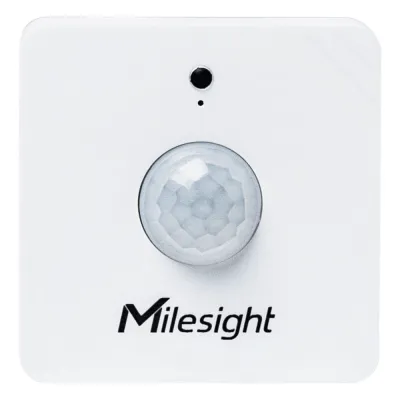 Sensor de Ocupación PIR y Luz LoRaWAN / Automatización de Iluminación para Edificios Inteligentes (BMS) / Detección 120° x 100° / 8 Metros / 1-60000 Lux