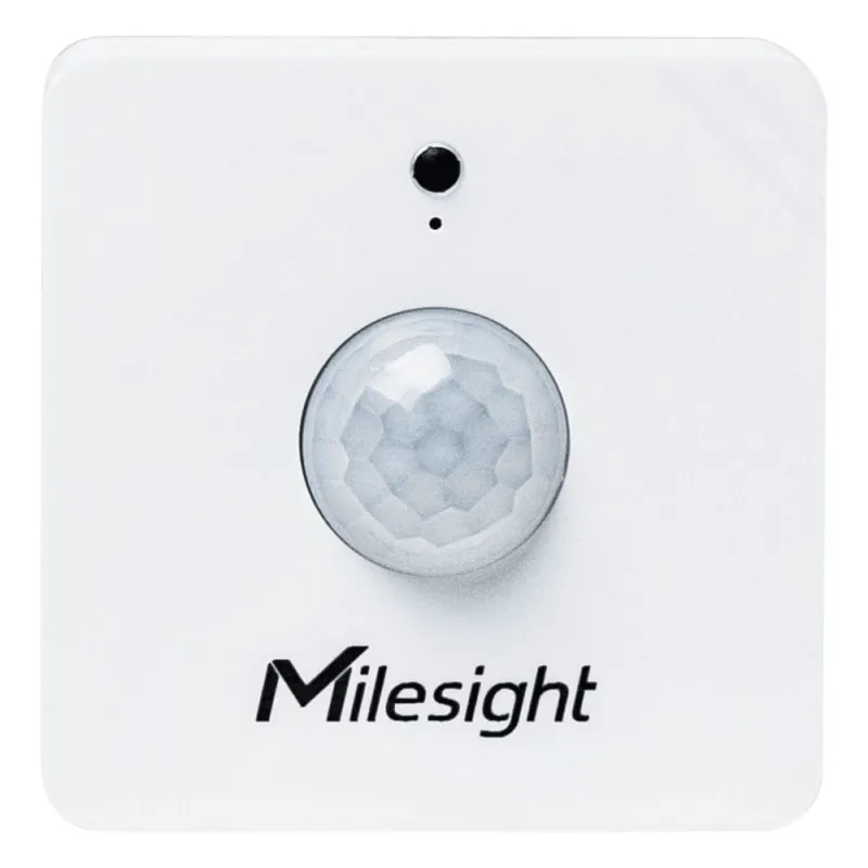 Sensor de Ocupación PIR y Luz LoRaWAN / Automatización de Iluminación para Edificios Inteligentes (BMS) / Detección 120° x 100° / 8 Metros / 1-60000 Lux