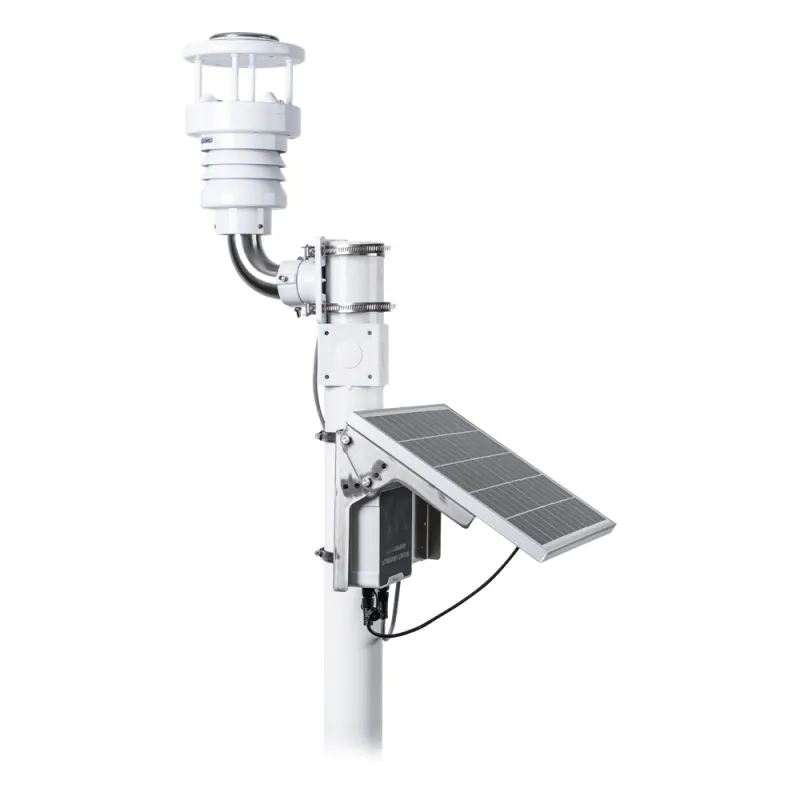 Estación Meteorológica LoRaWAN / Monitoreo Ambiental de Precisión / para BMS y Agricultura / Panel Solar / IP65-IP67