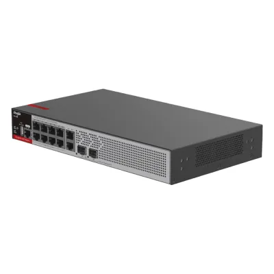 Switch PoE+ Empresarial 125 Watts, Administrable L2+, 8 Puertos PoE Gigabit , 2 Puertos Uplink Gigabit y 2 Puertos Uplink SFP 2.5G