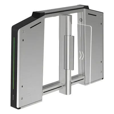 Torniquete Inteligente IZQUIERDO con Reconocimiento Facial Incluido / 12,000,000 MCBF / 20 Pares de IR para Detección de Peatón / Controlador Incluido / Acero Inoxidable SUS304 / Carril de 65 cms
