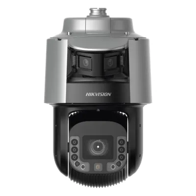 [TandemVu] Domo PTZ IP 4 Megapixel con Cámara Panoramica 180º de 6 Megapixel / 42X Zoom / 300 mts IR y 30 mts Luz Blanca / IP67 / IK10 / Autoseguimiento / Wiper / Deep learning / Entrada-Salida de Audio y Alarma / Ultra Baja Iluminació