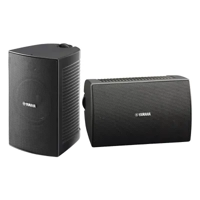 Altavoz de Montaje en Pared | 2 vias | Woofer 4" | Tweeter 1" | IPX3 | 8 ohms | 70/100V | Color Negro | Par