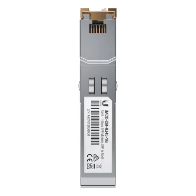 UFiber Módulo de fibra SFP convertidor a cobre RJ45 10/100/1000 Mbps, distancia hasta 100 m