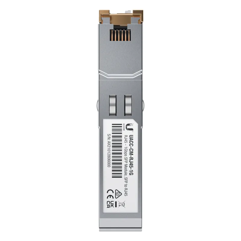 UFiber Módulo de fibra SFP convertidor a cobre RJ45 10/100/1000 Mbps, distancia hasta 100 m