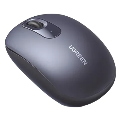 Mouse Inalámbrico 2.4G 800/1200/1600/2400 DPI | Función de 3 botones | Alcance 10m | Silencioso | Ergonómico | Anti-caída y Anti-interferencias | Batería Alcalina AA incluida | Midnight Blue.