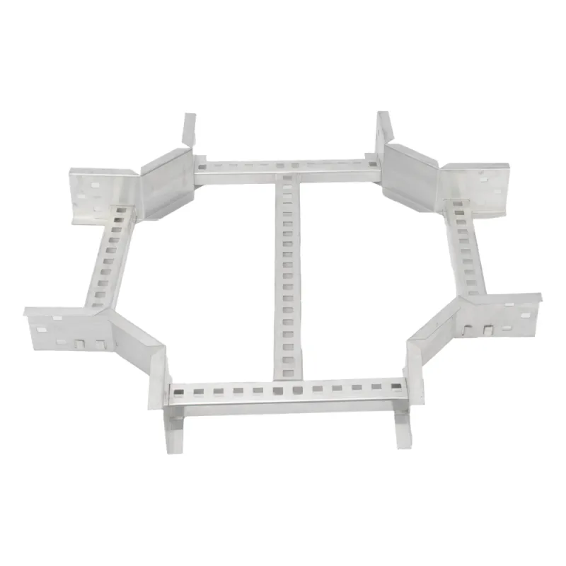 Derivación "X" Horizontal de Aluminio Perfil Z / Peralte 3 1/4" / Ancho 12"/ Radio 8" / Incluye Tornillería (CHXHEZ314R8X12AK)