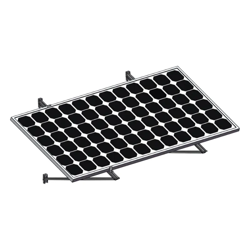 Montaje Para Módulos Solares En Muro Con Espesor De 35-40mm, Riel 1400mm