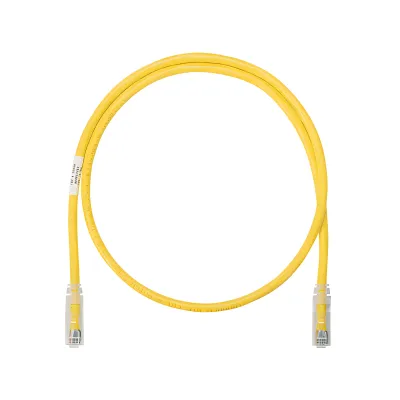 Cable de Parcheo NetKey UTP Categoría 6, con Plug Modular en Cada Extremo - 0.3 Metros (1 Pie) - Amarillo