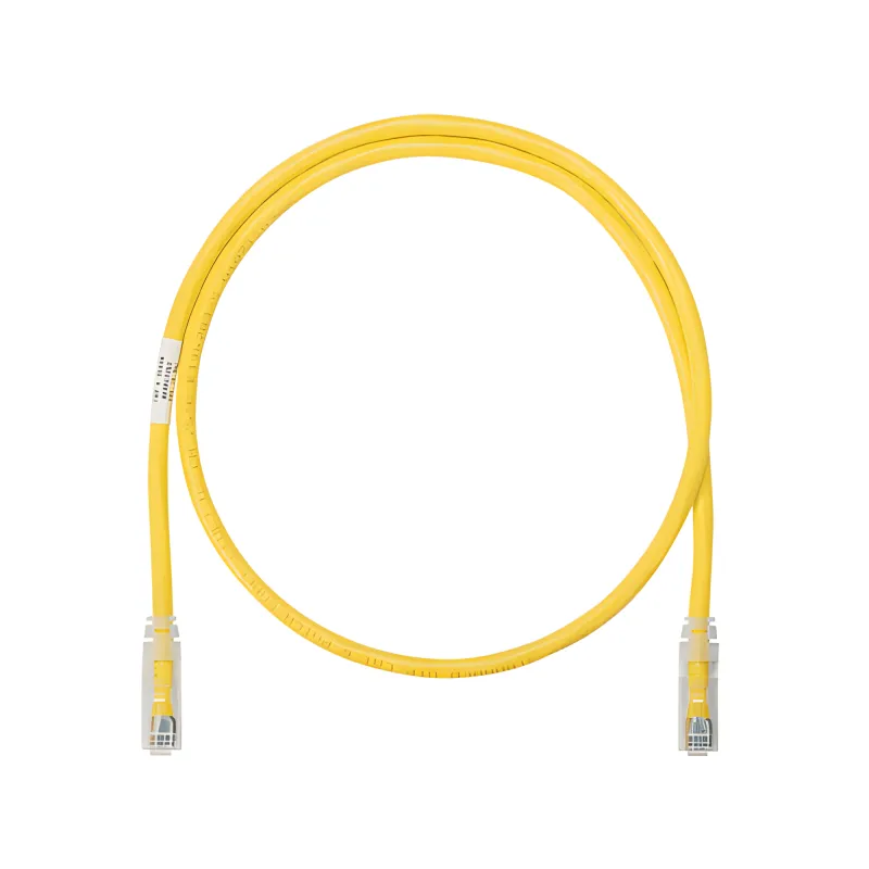Cable de Parcheo NetKey UTP Categoría 6, con Plug Modular en Cada Extremo - 0.3 Metros (1 Pie) - Amarillo