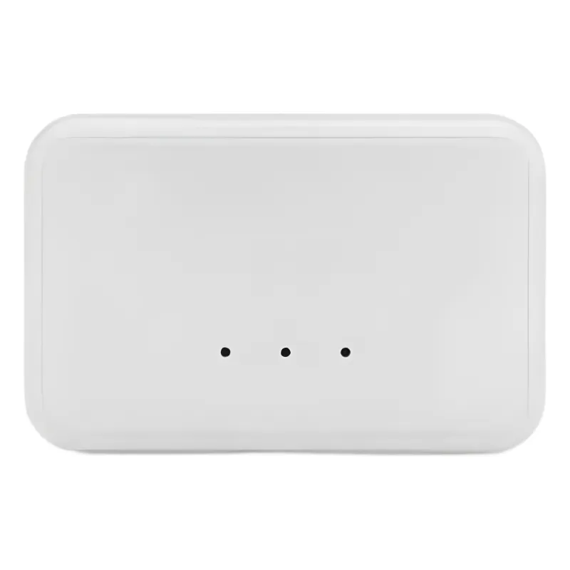 Repetidor inalámbrico para sensores SiX con batería de respaldo e indicadores LED de estado