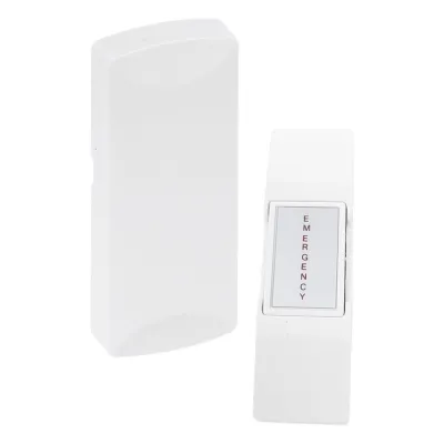 Botón de Pánico SF12EMG con Transmisor Inalámbrico, ideal para Alarma Vecinal