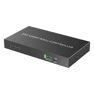 Controlador de VideoWall 2x2 | Multiples Modos de Vista | Audio 3.5mm | Control RS232