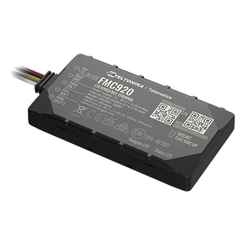 Eficiente Rastreador Vehicular (GPS) 4G LTE CAT 1 y 2G / Bloqueo Remoto / Detección de Jammer / Sensores de Temperatura, Humedad, Magnéticos y de Combustible Bluetooth