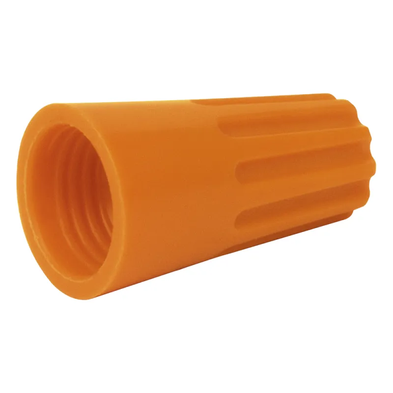 Capuchón roscable / 12 AWG / Naranja / Paquete de 25 piezas.