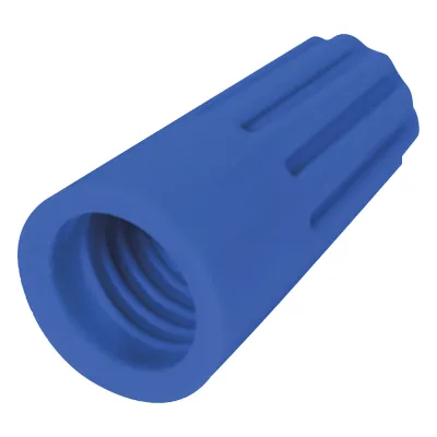 Capuchón roscable / 14 AWG / Azúl / Paquete de 25 piezas.
