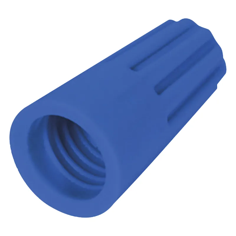 Capuchón roscable / 14 AWG / Azúl / Paquete de 25 piezas.
