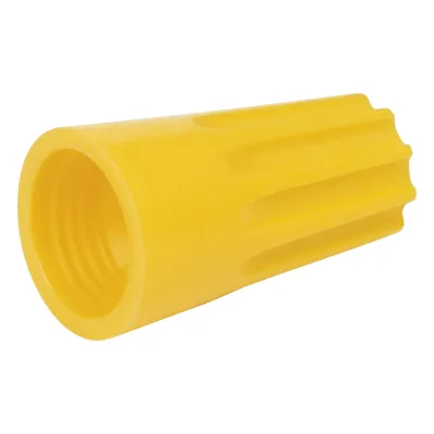 Capuchón roscable / 10 AWG / Amarillo / Paquete de 25 piezas.