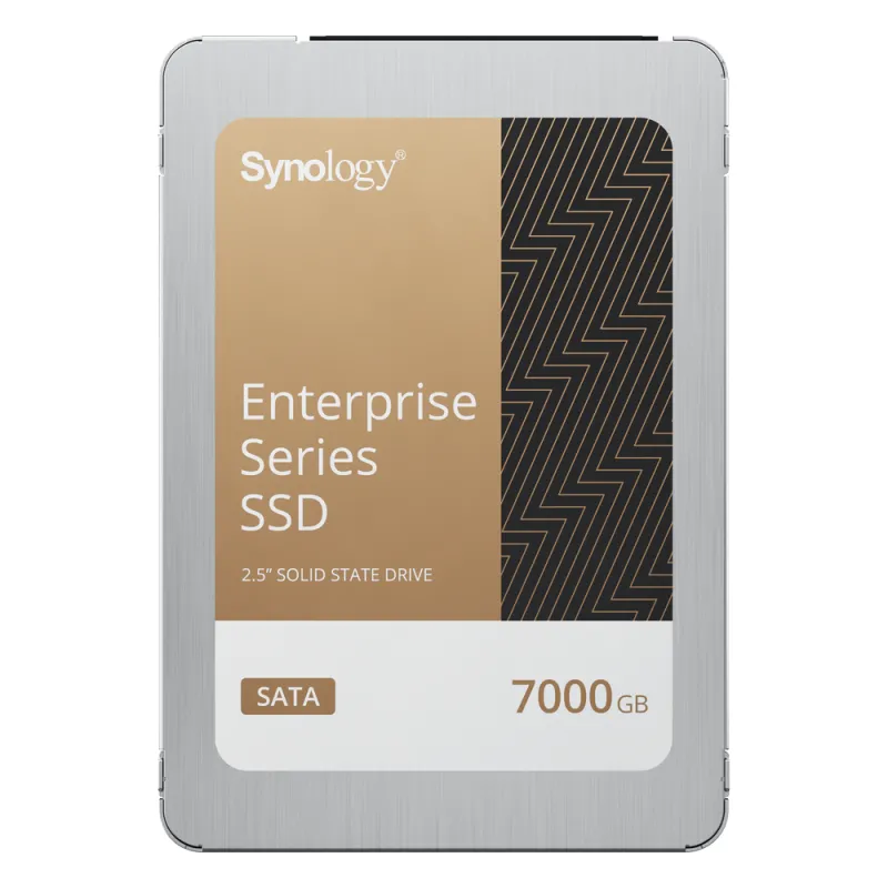 SSD SATA de 2,5" Serie Enterprise | 7000 GB | Alto Rendimiento Estable | Resistencia Empresarial | Protección de Datos Integral | Análisis de Vida Útil | Compatibilidad con Synology DSM | Garantía de 3 Años.