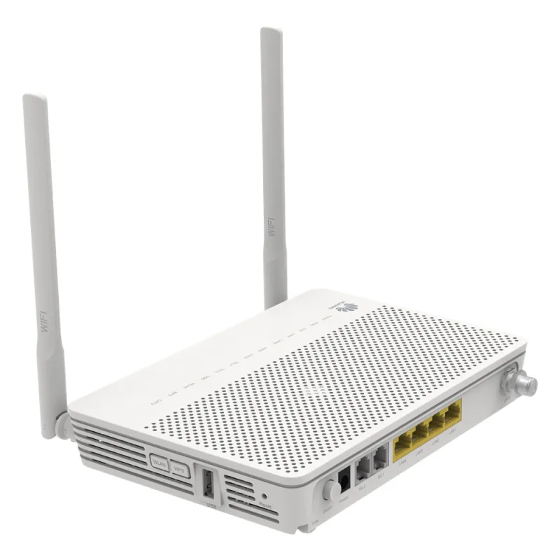 ONT GPON OptiXstar WiFi 2.4GHz 4 puertos GE + 1 puerto CATV + 2 POTS, hasta 300 Mbps