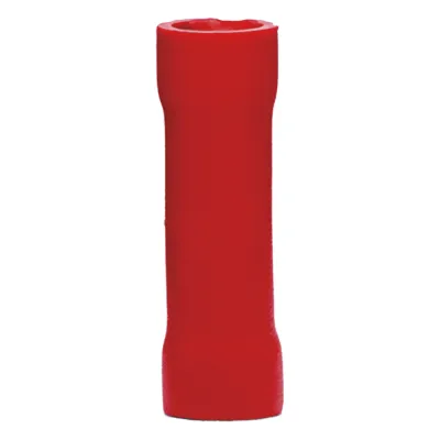 Conector a tope aislado / 22 - 16 AWG / Rojo / Paquete de 25 piezas
