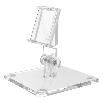 Soporte en T para Etiqueta de Tinta Electrónica / AccessPRO / Rotación de 50 Grados / Escritorio / Compatible con 2.13" - 2.66" - 2.9" - 4.2"
