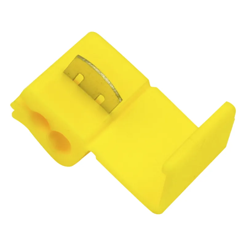 Conector rápido / 12 - 10 AWG / Amarillo / Empalme seguro y rápido sin pelar cables / Paquete de 25 piezas.