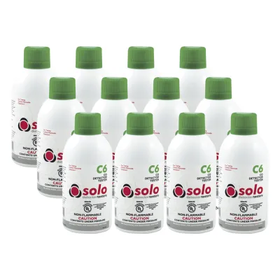 Paquete De 12 Latas De Gas Genuino De Monóxido De Carbono CO De Uso Manual o Dispensadores SOLO-330/SOLO-332