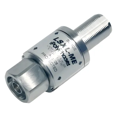 Protector Coaxial RF con Filtro / 1.8-3.8 GHz + 4.2-6.0 GHz / N Macho / Bloqueo DC / IP65