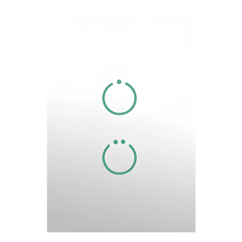 (ZWAVE) Interruptor On/Off panel táctil touch inalámbrico Zwave Plus 2 botones. No requiere cable neutro, Compatible con Hubitat HC8, Álula M2M, otros