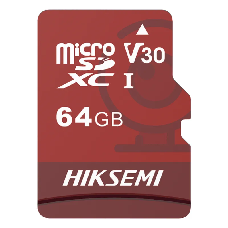 MicroSD HIKSEMI NEO Plus / 64 GB / 95 MB/s Lectura / 40 MB/s Escritura / Clase 10 U3 / TLC NAND / Especializada Para Videovigilancia 24/7