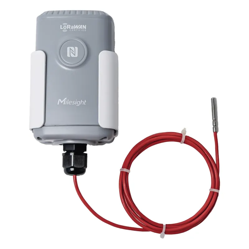 Sensor Industrial de Temperatura con Sonda PT100 y LoRaWAN (Hasta 200°C) / para BMS y Procesos Industriales