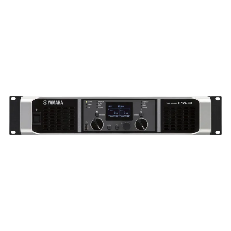 Amplificador de audio Clase D | 300 W x 2 a 8Ω | 500 W x 2 a 4Ω. | Baja Impedancia | Procesamiento Inteligente